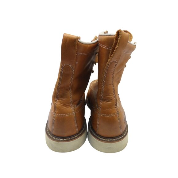 Thorogood Men's 8" Moc Toe Wedge Work Boots 814-4201 (USA) Tobacco 11.5 2E - Picture 3 of 8